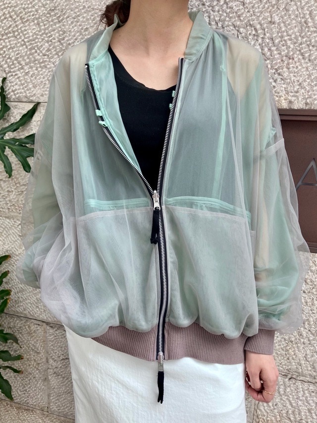 AULA AILA 3WAY リバーシブル シアーブルゾン 1262-02011 GREEN (12