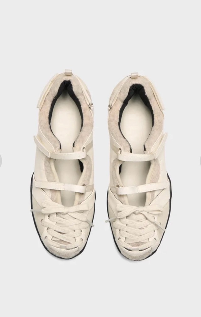 ALM.   COSMO LACEUP SNEAKERS  AL142  IVORY 　アルム
