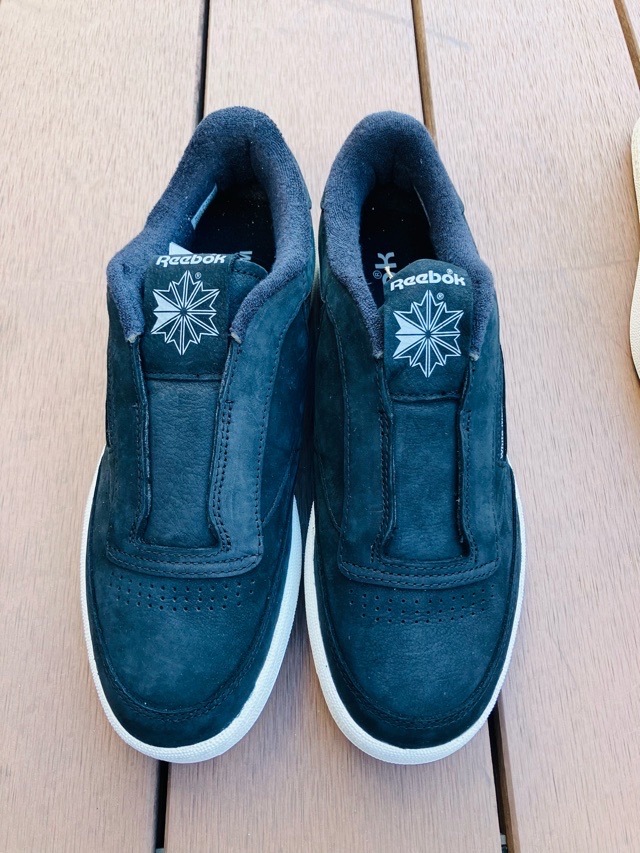 White Mountaineering ホワイトマウンテニアリング WM×REEBOK CLUB C 85 VINTAGE SLIP-ON WHITE / BLACK WM2473816