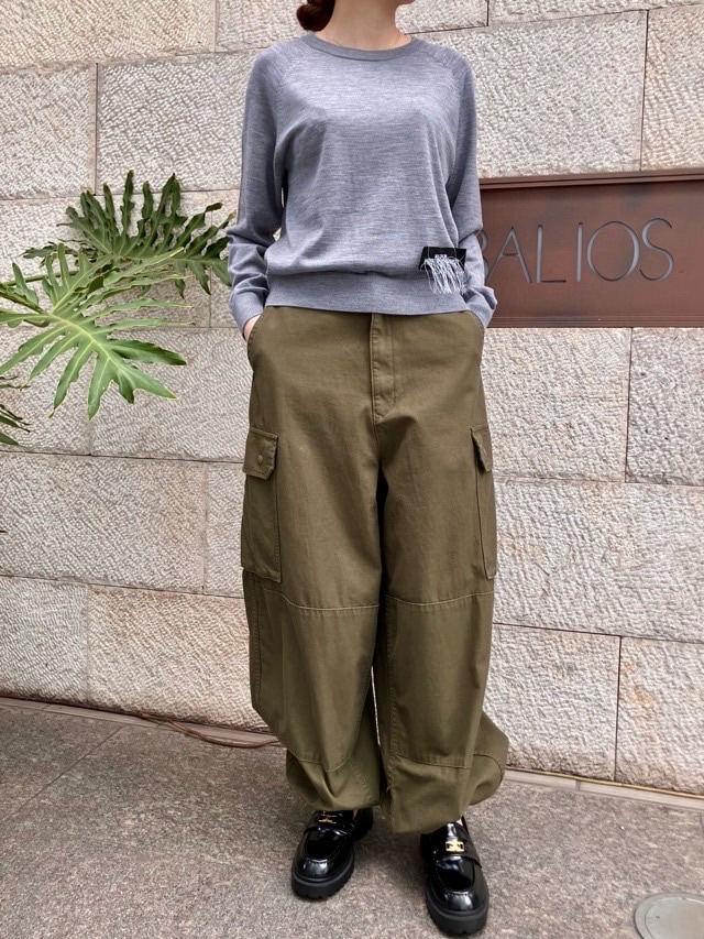 MAISON MAVERICK PRESENTS　クルーネック ウール セーター　RED / GRAY　MM5142   メゾンマヴェリック プレゼンツ