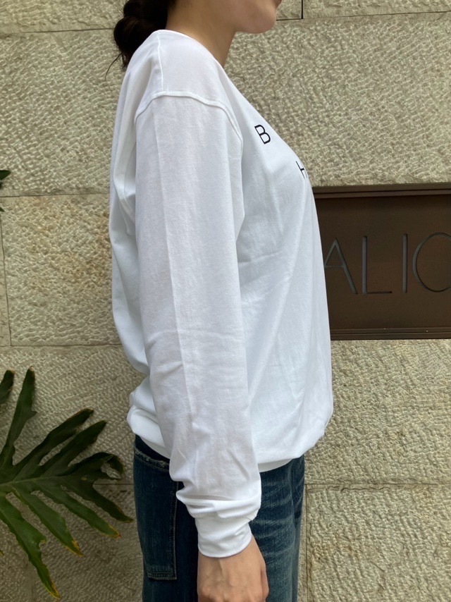BEATINGHEART ロゴ入り長袖Tシャツ BT005L2 WHITE(N0)/NAVY(B9)/BLACK(N6)/BROWN(P8) ビーティングハート