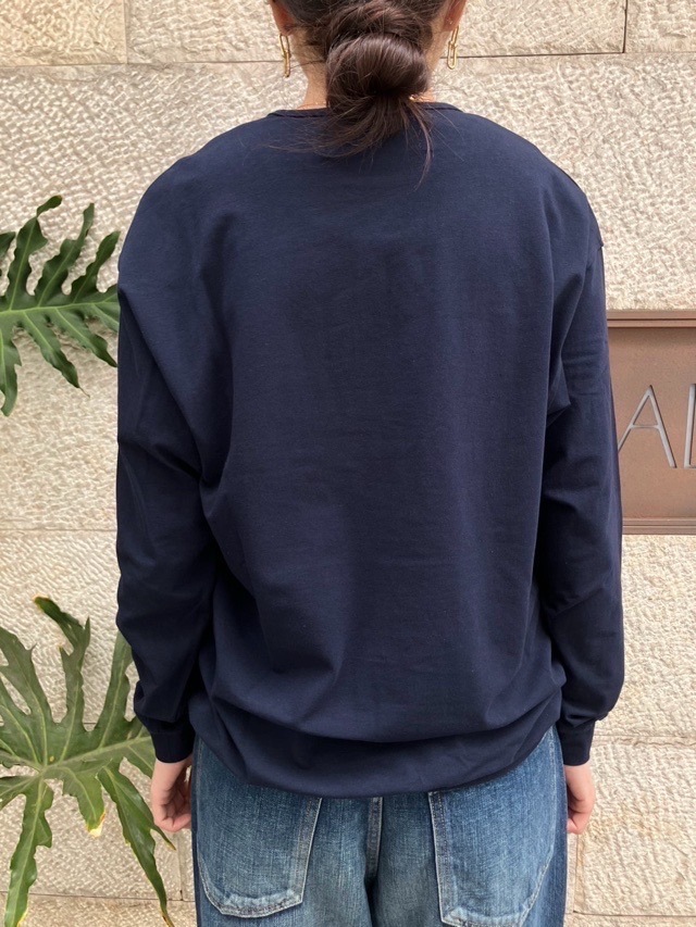 BEATINGHEART ロゴ入り長袖Tシャツ BT005L2 WHITE(N0)/NAVY(B9)/BLACK(N6)/BROWN(P8) ビーティングハート