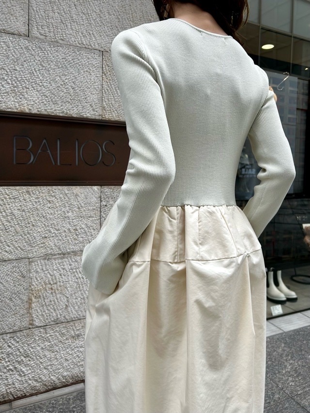 MARECHAL TERRE マルシャルテル ジップアップ ニットコンビネーション