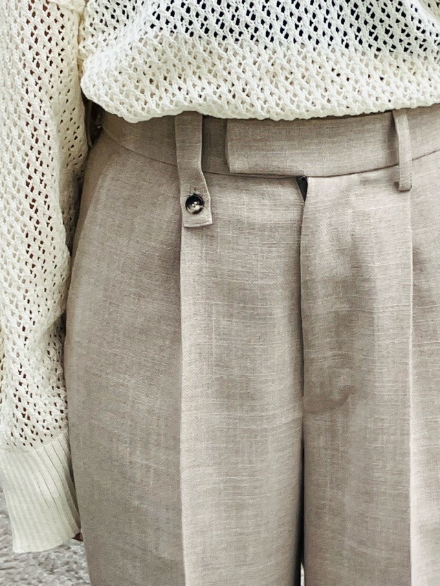 EZUMi  エズミ  フレアーパンツ YESS25PA01 ベージュ