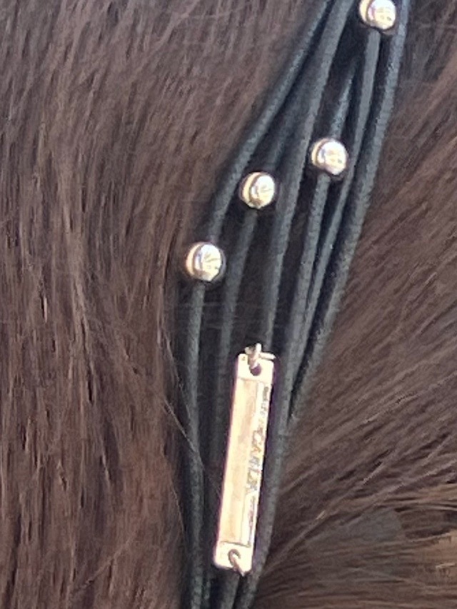 CA4LA   カシラ 　CECILE   ワックスコード カチューシャ　BLACK　SHK-01311