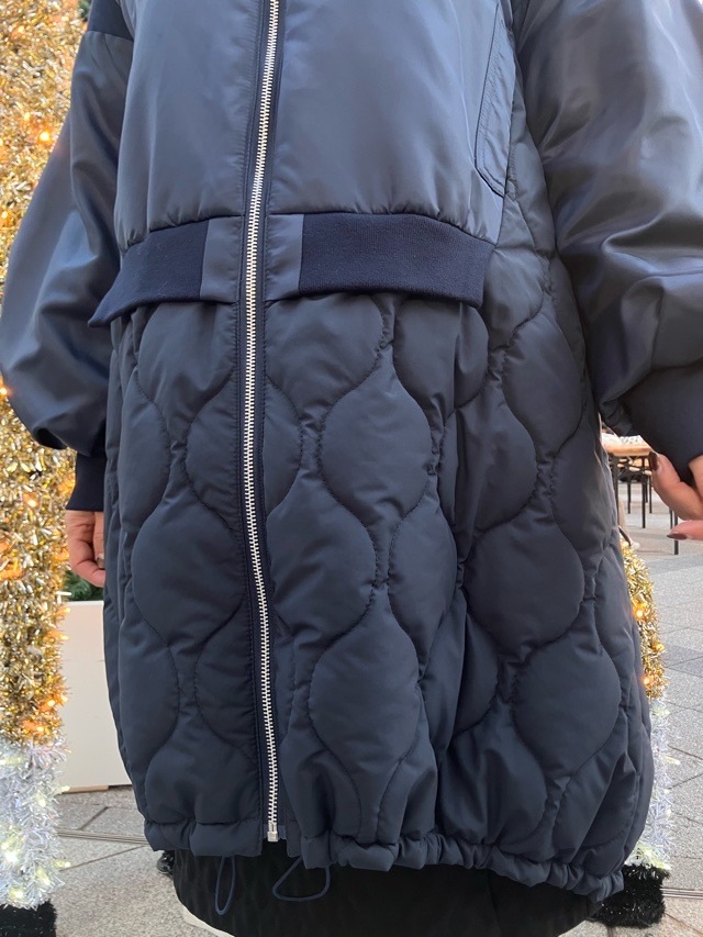 MARECHALTERRE ZMT254CO331 MA-1キルティングドッキングコート NAVY(028)OLIVE(048) マルシャルテル