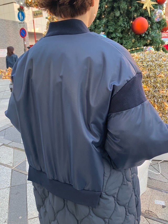 MARECHALTERRE ZMT254CO331 MA-1キルティングドッキングコート NAVY(028)OLIVE(048) マルシャルテル