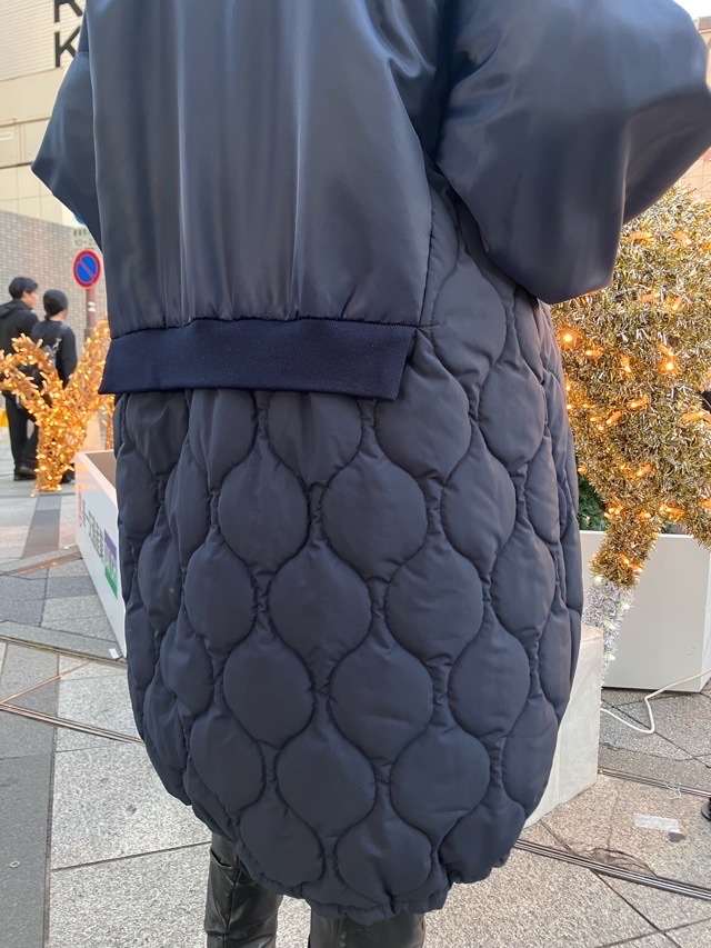 MARECHALTERRE ZMT254CO331 MA-1キルティングドッキングコート NAVY(028)OLIVE(048) マルシャルテル