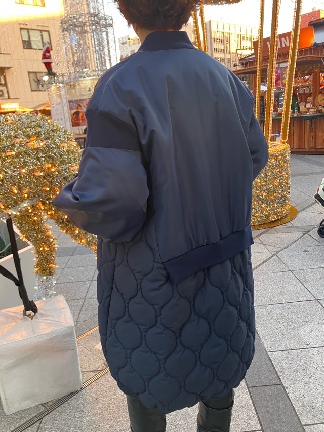 MARECHALTERRE ZMT254CO331 MA-1キルティングドッキングコート NAVY(028)OLIVE(048) マルシャルテル