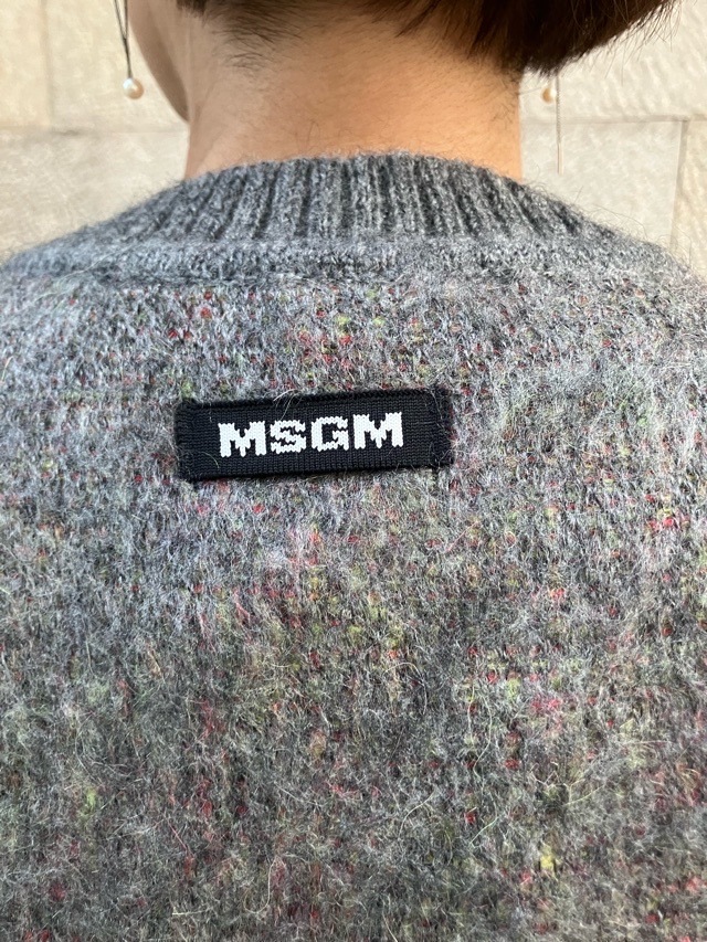 MSGM   フローラルセーター   3942MDM196   GRAY (98)  エムエスジーエム