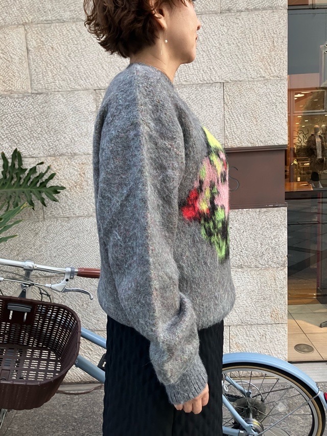 MSGM   フローラルセーター   3942MDM196   GRAY (98)  エムエスジーエム