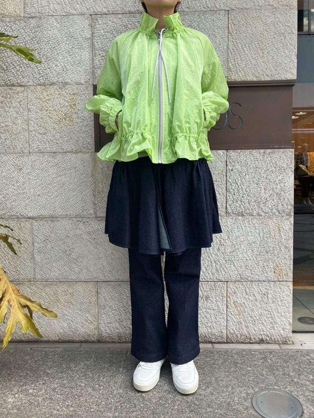 MARECHAL TELLE　背２重 タフタ ブルゾン　ZMT251BZ005　BLACK（009） /LIGHT BEIGE（031）/IVORY（003）/MUSCAT（324）　マルシャルテル