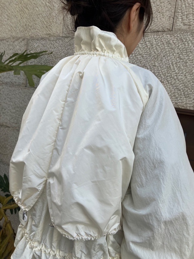 MARECHAL TELLE　背２重 タフタ ブルゾン　ZMT251BZ005　BLACK（009） /LIGHT BEIGE（031）/IVORY（003）/MUSCAT（324）　マルシャルテル