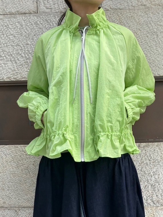 MARECHAL TELLE　背２重 タフタ ブルゾン　ZMT251BZ005　BLACK（009） /LIGHT BEIGE（031）/IVORY（003）/MUSCAT（324）　マルシャルテル