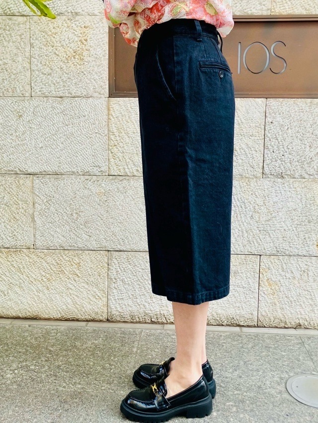 woadblue ウォ-ドブルー WB25111 マリナショ-トパンツ ブラック