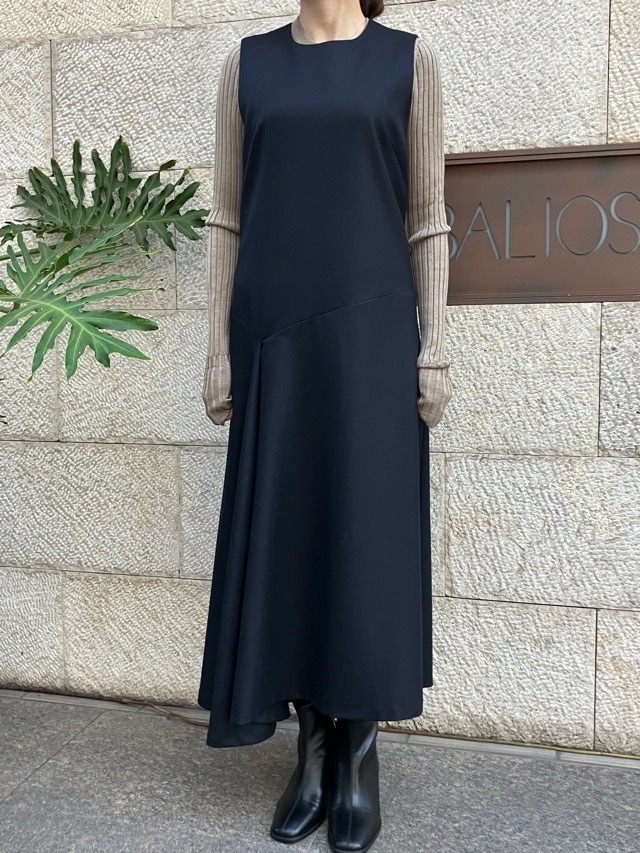 BEATINGHEART　ウ－ルサキソニーワンピース  BO205L2   NAVY(Ｂ9)GRAY（N3）    ビーティングハート