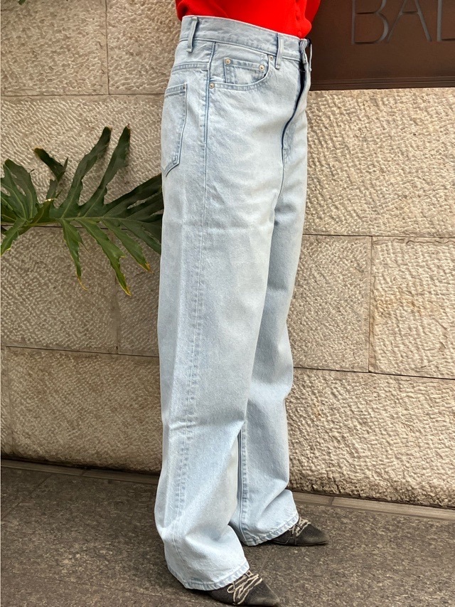 Woadblue　ウォ－ドブルー　WB25301　SALUU　サルエルデニムパンツ　LTBL　ライトブルー