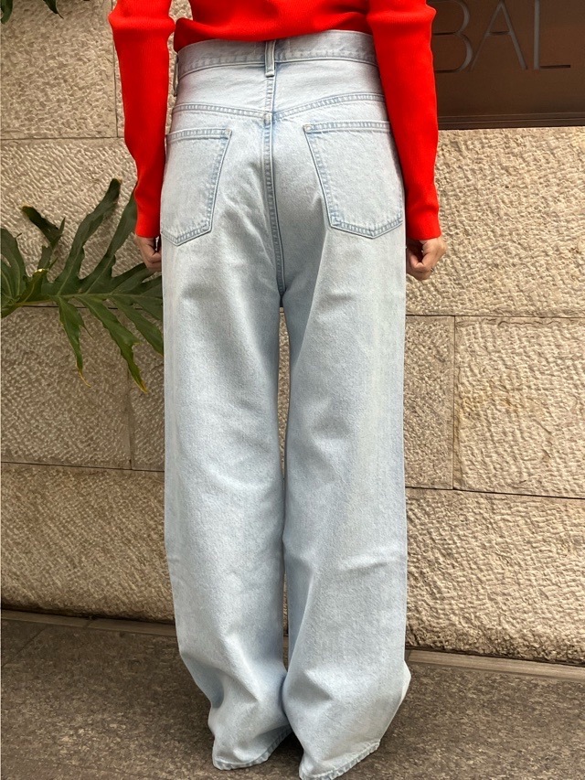 Woadblue　ウォ－ドブルー　WB25301　SALUU　サルエルデニムパンツ　LTBL　ライトブルー