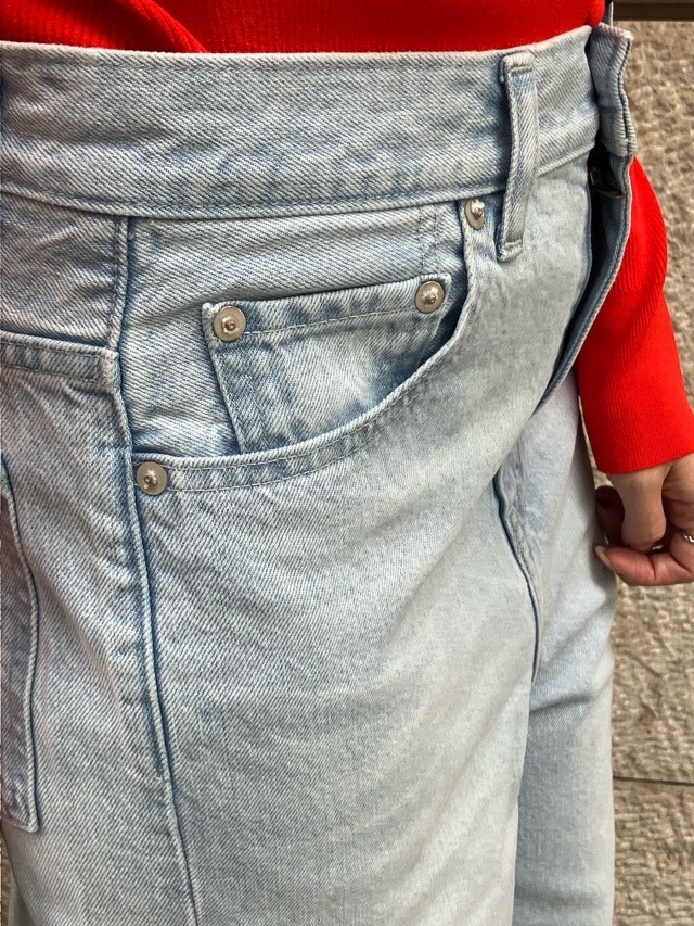 Woadblue　ウォ－ドブルー　WB25301　SALUU　サルエルデニムパンツ　LTBL　ライトブルー