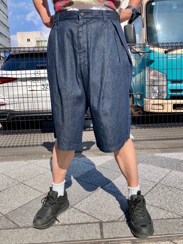 White Mountaineering 　ＷＭ2471403　デニムショ－トパンツ　INDIGO　ホワイトマウンテニアリング