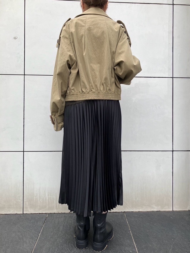M53 エムゴーサン　　ミリタリーショート トレンチ　CAMEL　UNISEX　MJ-048