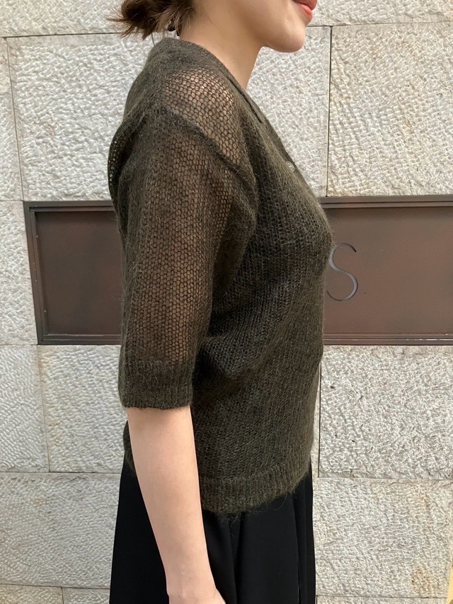 MAISON MAVERICK PRESENTS　 ポロ 半袖ニット　MM5073　GRAY/K/BLACK  メゾン マヴェリック プレゼンツ
