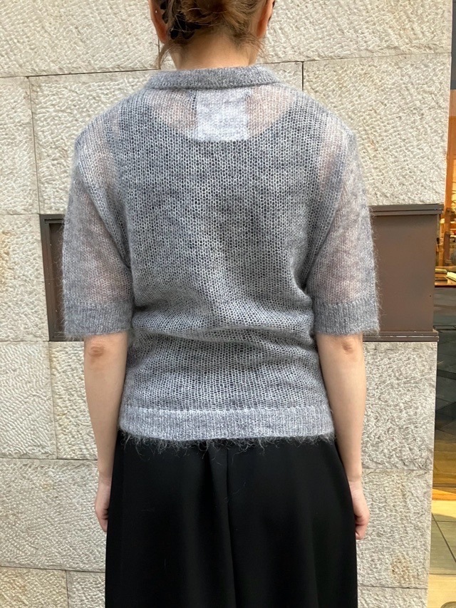 MAISON MAVERICK PRESENTS　 ポロ 半袖ニット　MM5073　GRAY/K/BLACK  メゾン マヴェリック プレゼンツ