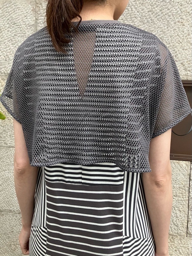 AULA AILA  ボーダー コンビネーション ワンピース ドレス  1252-03012  BLACK(19) /GRAY(12)/ WHITE(02)  アウラアイラ