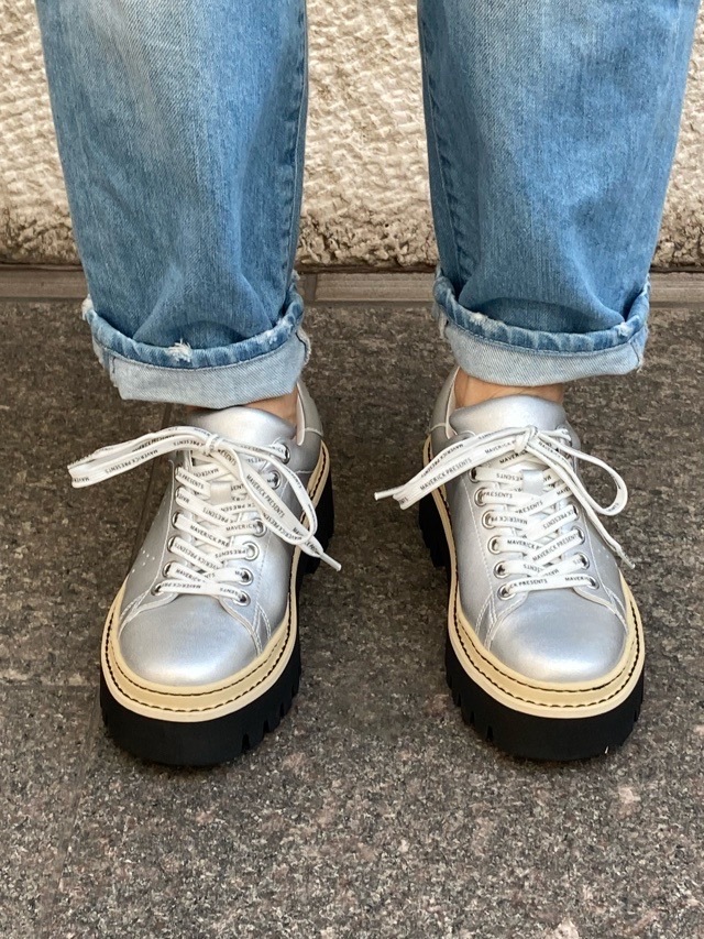 MAISON MAVERICK PRESENTS　メゾンマヴェリックプレゼンツ　プラットフォーム シューズ   SILVER　MS2469