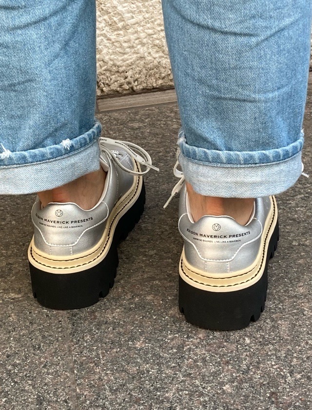 MAISON MAVERICK PRESENTS　メゾンマヴェリックプレゼンツ　プラットフォーム シューズ   SILVER　MS2469
