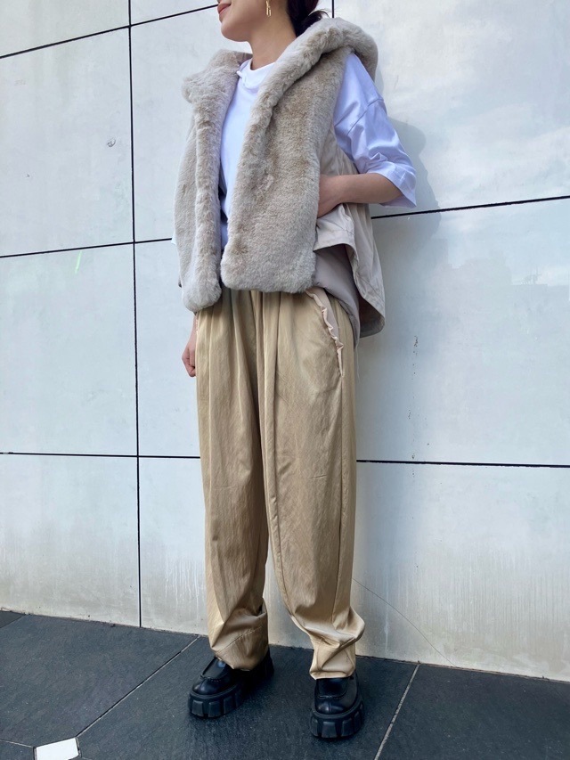 MARECHAL TERRE 背タフタショ-トファーベスト ZMT244VT320 BLACK(009)/ SND.BEIGE(089)新色 マルシャルテル