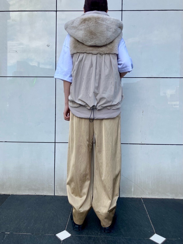 MARECHAL TERRE 背タフタショ-トファーベスト ZMT244VT320 BLACK(009)/ SND.BEIGE(089)新色 マルシャルテル