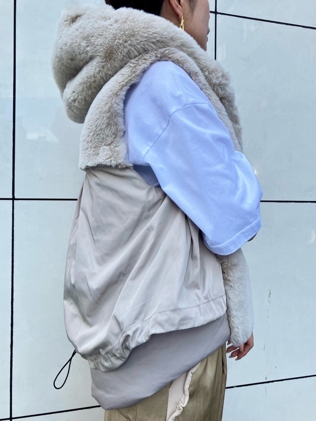 MARECHAL TERRE 背タフタショ-トファーベスト ZMT244VT320 BLACK(009)/ SND.BEIGE(089)新色 マルシャルテル