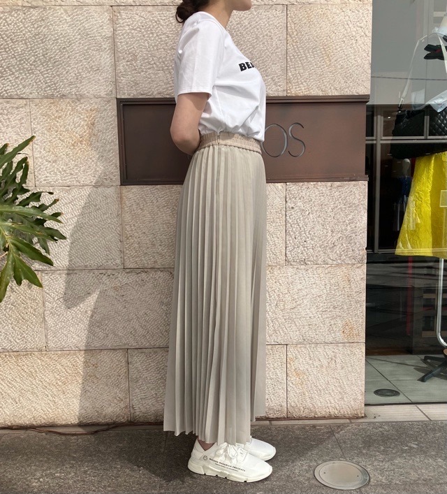 BEATING HEART　プリーツ ロングスカート　BS008L1　 ビーティングハート BEIGE　BLACK