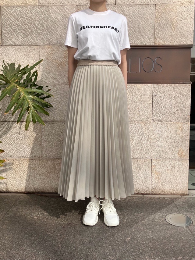 BEATING HEART　プリーツ ロングスカート　BS008L1　 ビーティングハート BEIGE　BLACK
