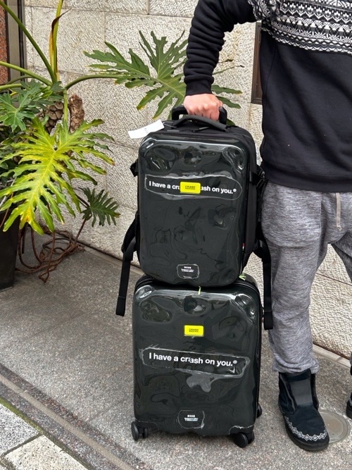 MSGM×CRASH BAGGAGE アイコン キャビン ラゲージ” 3kg（H55×W40