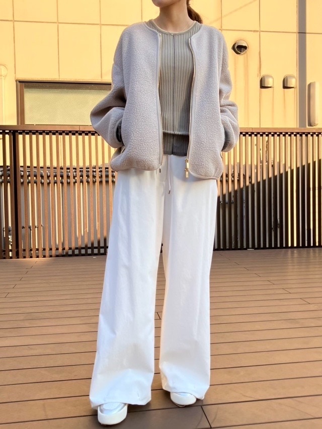 BEATING HEART Wゴムワイドパンツ BP008L1 ビーティングハート WHITE BLACK BEIGE