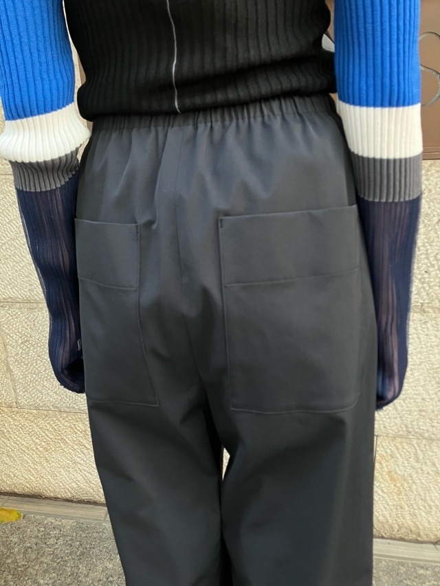 BEATING HEART Wゴムワイドパンツ BP008L1 ビーティングハート WHITE BLACK BEIGE