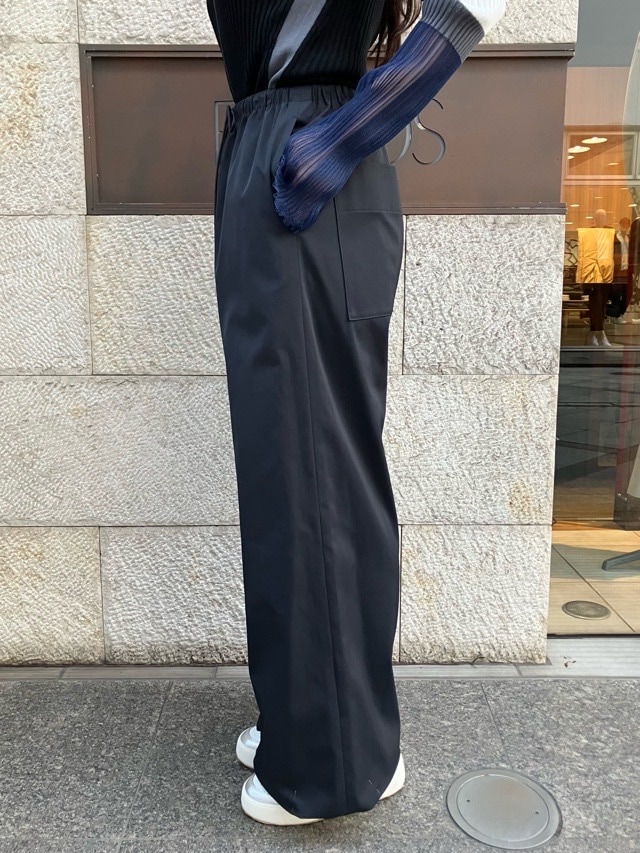 BEATING HEART Wゴムワイドパンツ BP008L1 ビーティングハート WHITE BLACK BEIGE