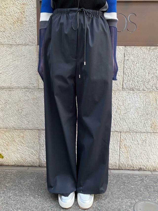 BEATING HEART Wゴムワイドパンツ BP008L1 ビーティングハート WHITE BLACK BEIGE