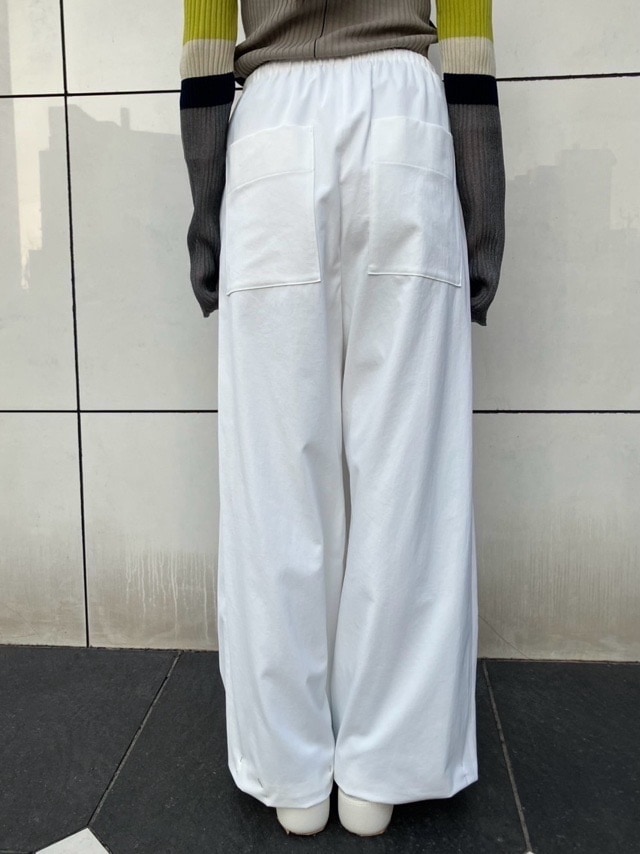 BEATING HEART Wゴムワイドパンツ BP008L1 ビーティングハート WHITE BLACK BEIGE