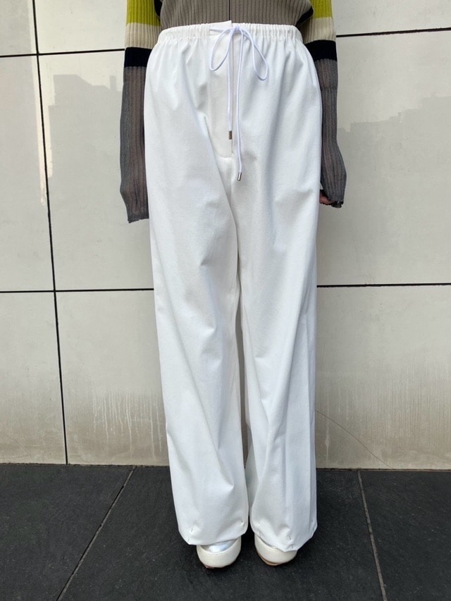 BEATING HEART Wゴムワイドパンツ BP008L1 ビーティングハート WHITE BLACK BEIGE