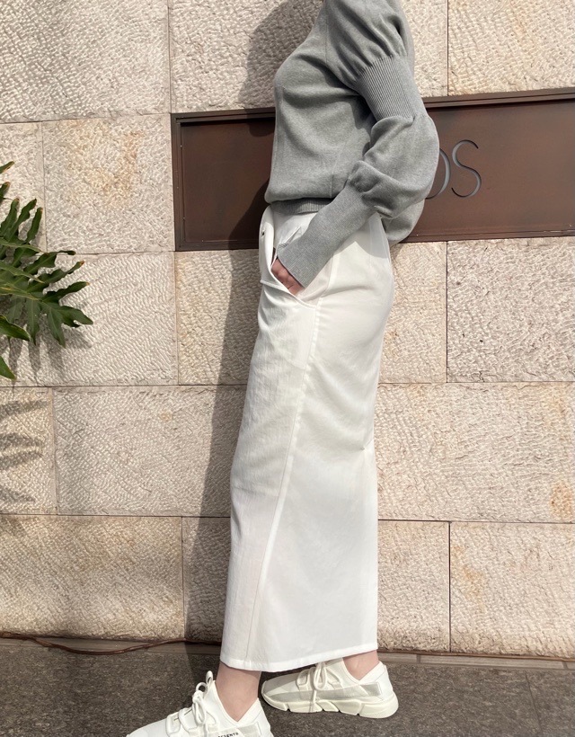AKANE UTSUNOMIYA アカネ ウツノミヤ  マ－メイド スカート  SPA-FSK26-2005  NAVY / BEIGE / WHITE