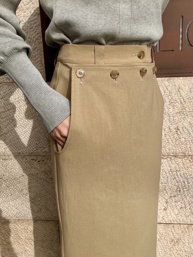 AKANE UTSUNOMIYA アカネ ウツノミヤ  マ－メイド スカート  SPA-FSK26-2005  NAVY / BEIGE / WHITE