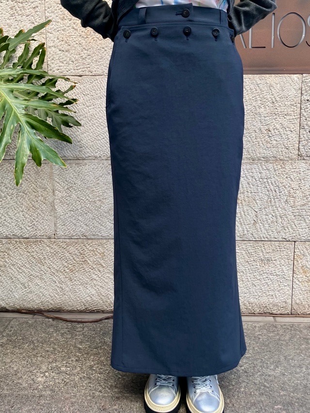 AKANE UTSUNOMIYA アカネ ウツノミヤ  マ－メイド スカート  SPA-FSK26-2005  NAVY / BEIGE / WHITE