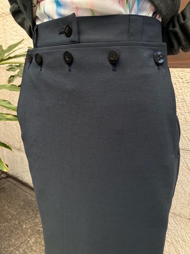 AKANE UTSUNOMIYA アカネ ウツノミヤ  マ－メイド スカート  SPA-FSK26-2005  NAVY / BEIGE / WHITE