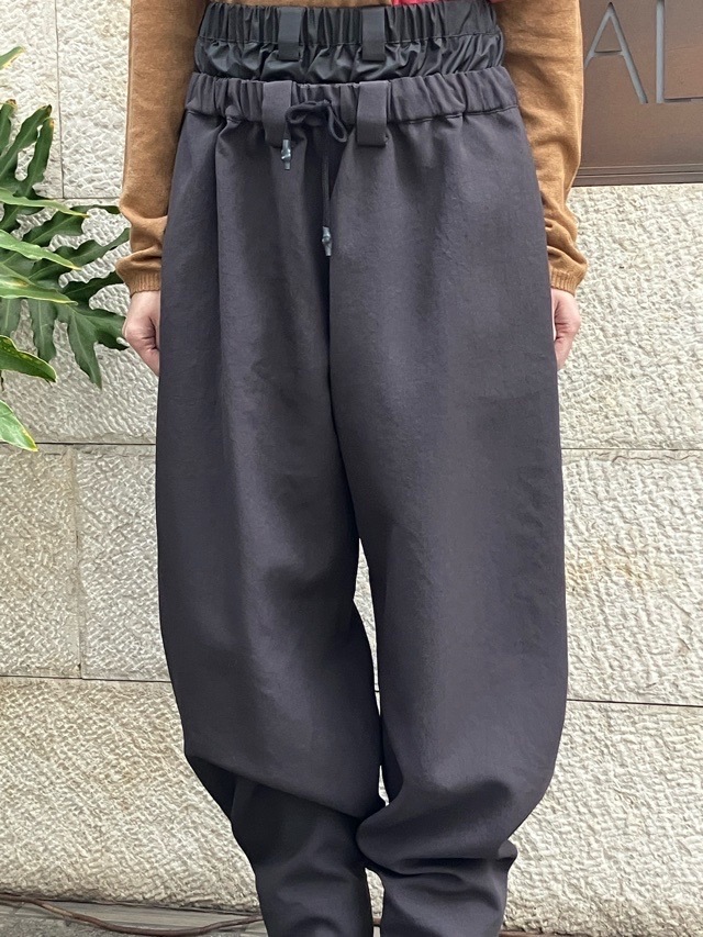 AKANE UTSUNOMIYA アカネ ウツノミヤ  レイヤードパンツ  SAP-FP42‐2004  NAVY / BROWN 