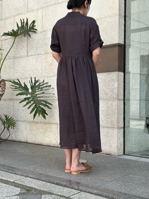 BEATING HEART ビーティングハート 半袖 開襟 シャツワンピース BEATING HEART ビーティングハート 半袖 開襟 シャツワンピース