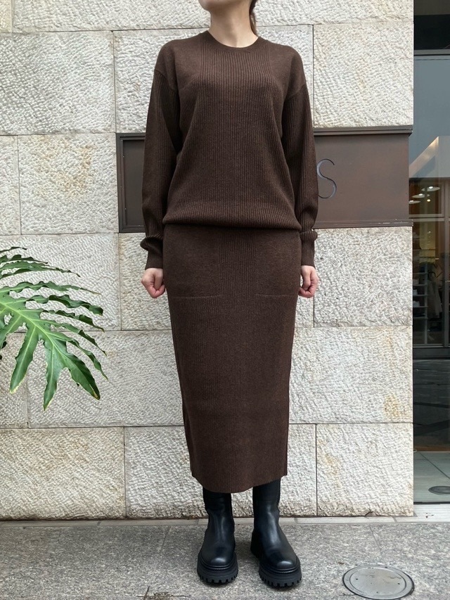 BEATING HEART　タイトニットスカート　BK016K2　KHAKI/BROWN/BLACK/NAVY　ビーティングハート