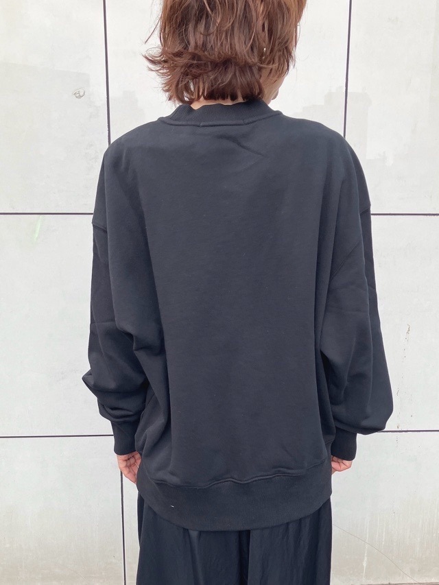 MSGM ネコプリントスウェットプルオーバー 3941MDM113SE BLACK (99) エムエスジーエム